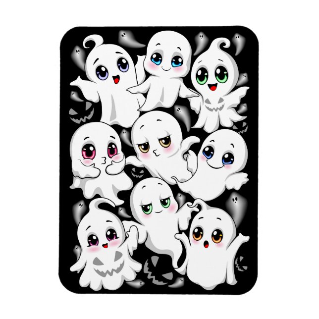 Baby Spöken Spooky Cute Halloween Mood Magnet (Vertikal)