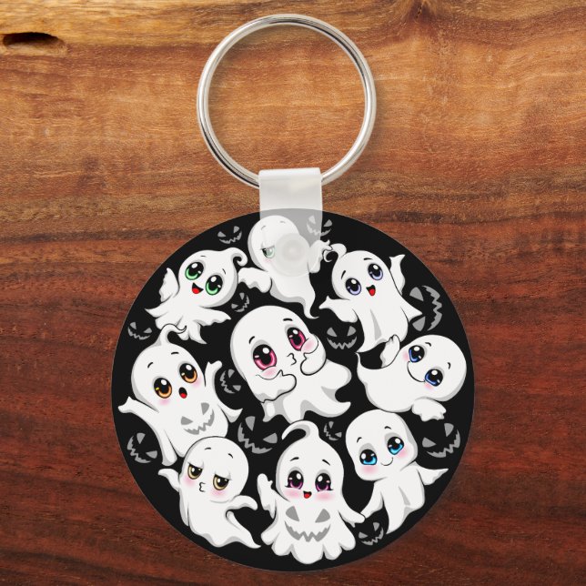 Baby Spöken Spooky Cute Halloween Mood Nyckelring (Framsida)