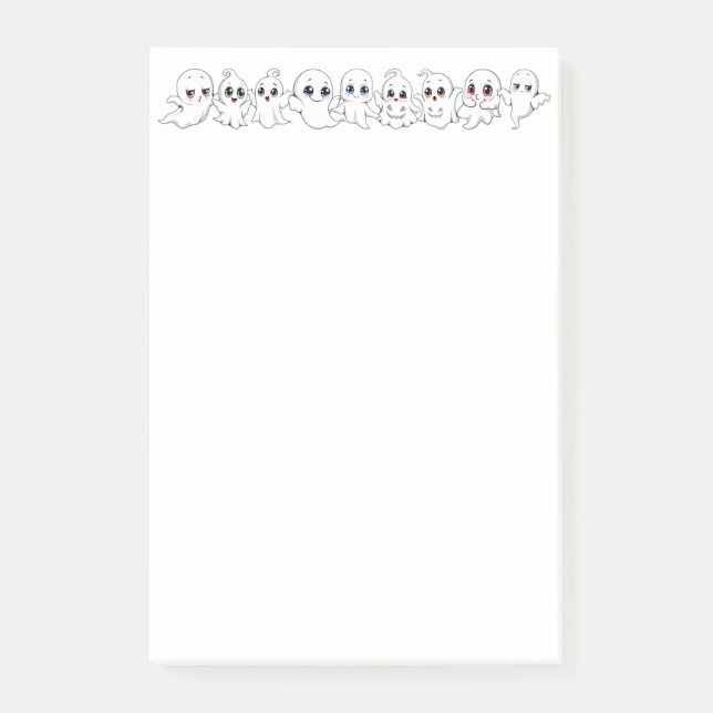 Baby Spöken Spooky Cute Halloween Mood Post-it Block (Framsida)