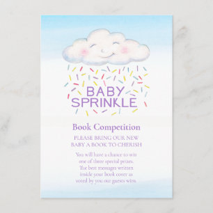 Baby sprinkle bok konkurrensmoln jimmyr tilläggskort