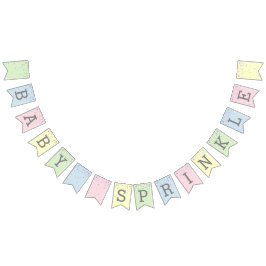 Baby Sprinkle Bunting Flaggor