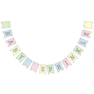 Baby Sprinkle Bunting Flaggor