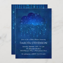 Baby Sprinkle Classic Blue | Moody babyskor Inbjudningar