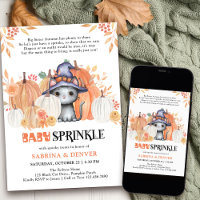 Baby Sprinkle Dikt Katt i Häxhatt Barnkalas