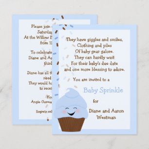 Baby Sprinkle in Blues-inbjudan Inbjudningar