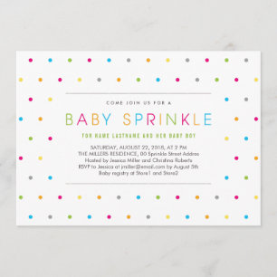 Baby Sprinkle Inbjudan