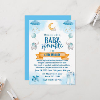 Baby Sprinkle-inbjudan Inbjudningar