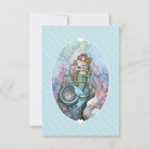 Baby Sprinkle Inbjudan Infoga Mermaid och Baby