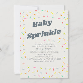 Baby Sprinkle Inbjudningar