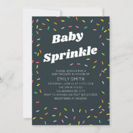 Baby sprinkle inbjudningar