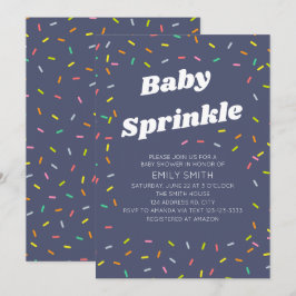 Baby Sprinkle Inbjudningar