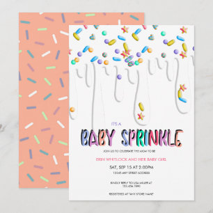 Baby Sprinkle-inbjudningar Inbjudningar