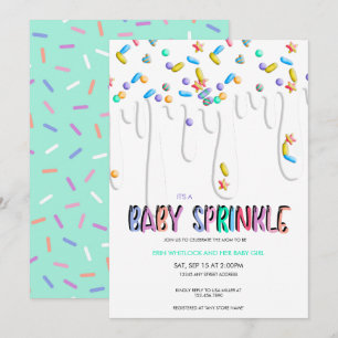 Baby Sprinkle-inbjudningar Inbjudningar