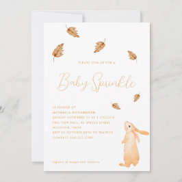 BABY SPRINKLE ÖUTUMN MODERN MINIMAL BABY SHOWER | INBJUDNINGAR