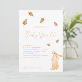 BABY SPRINKLE ÖUTUMN MODERN MINIMAL BABY SHOWER | INBJUDNINGAR