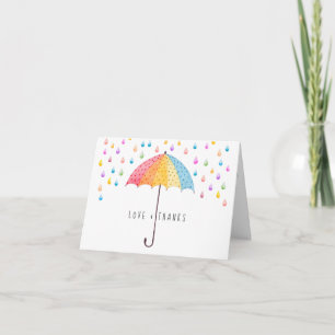 Baby Sprinkle Tacksamhet för Baby Shower Tack Kort