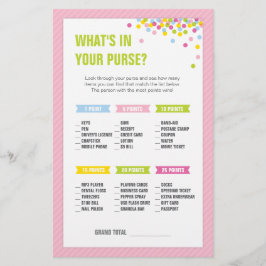 Baby Sprinkle What's in your Purse Game - Rosa