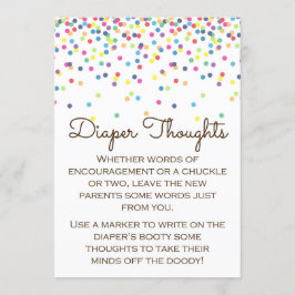 Baby Sprinkled Baby Shower Game Sign Storlekare 5x Inbjudningar