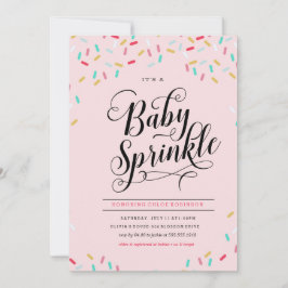 BABY SPRINKLES CONFETTI INVIKATION INBJUDNINGAR
