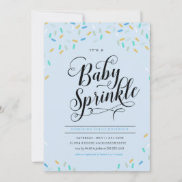BABY SPRINKLES CONFETTI INVIKATION INBJUDNINGAR
