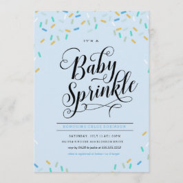 BABY SPRINKLES CONFETTI INVIKATION INBJUDNINGAR