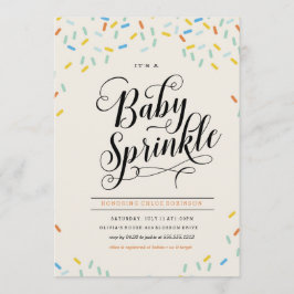 BABY SPRINKLES CONFETTI INVIVILLE INBJUDNINGAR