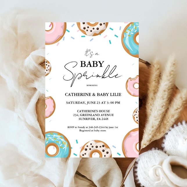 Baby Sprinkles Kön Neutral babystövel Inbjudningar (Skapare uppladdad)
