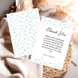 Baby Sprinkles Neutralt Baby Shower Tack för ditt  Inbjudningar
