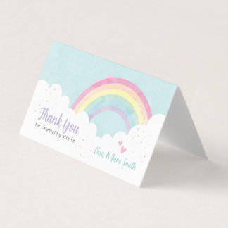 Baby Sprinkles Pastel Rainbow Kort