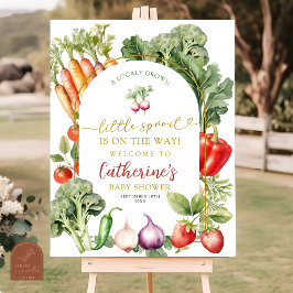 Baby Sprout Farmers Market Baby Shower Poster