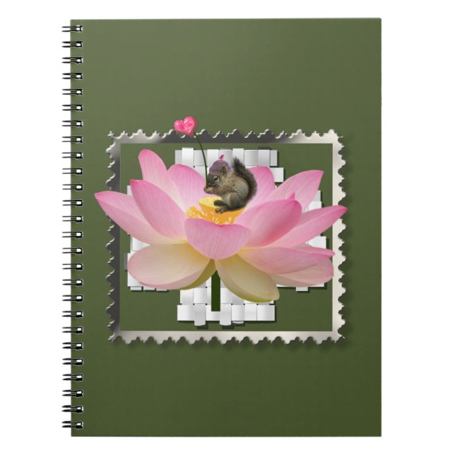 Baby Squirrel Anteckningsbok (Framsidan)