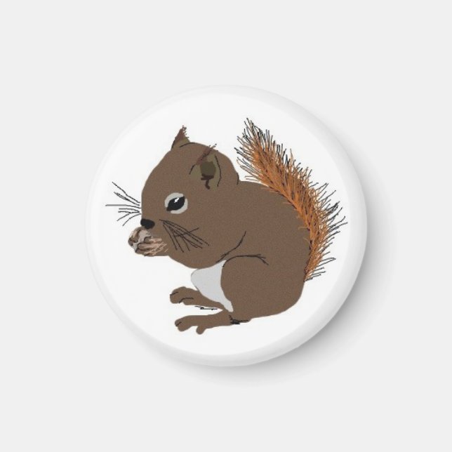 Baby Squirrel Magnet (Framsidan)