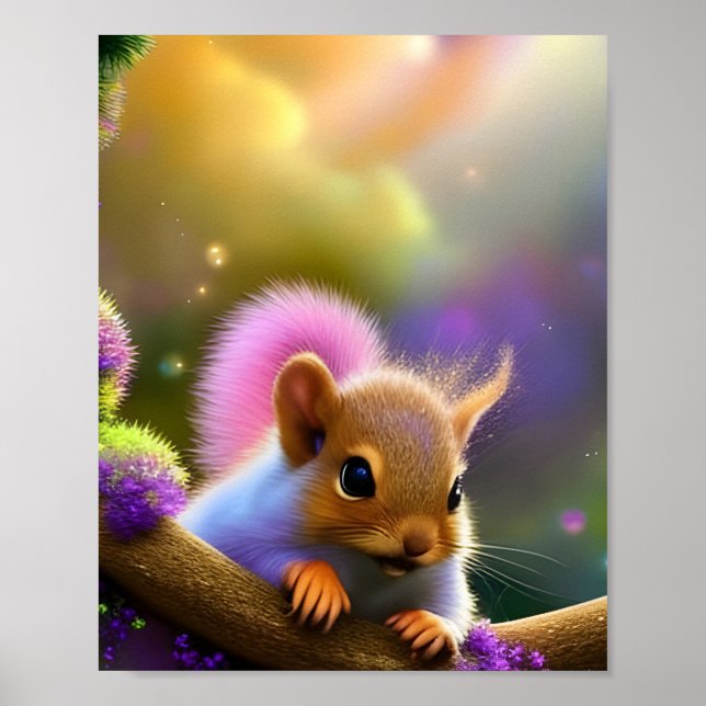 Baby Squirrel Poster (Framsidan)