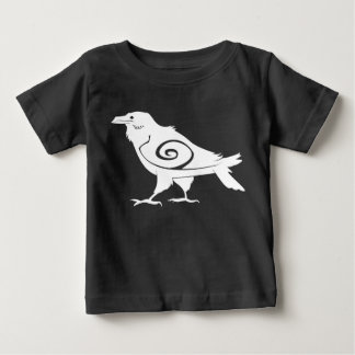 Baby stam- korpsvarta utslagsplats tee shirt