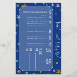 Baby Star Baby Predictor Baby Shower Game