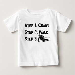 Baby stegskidor t-shirt