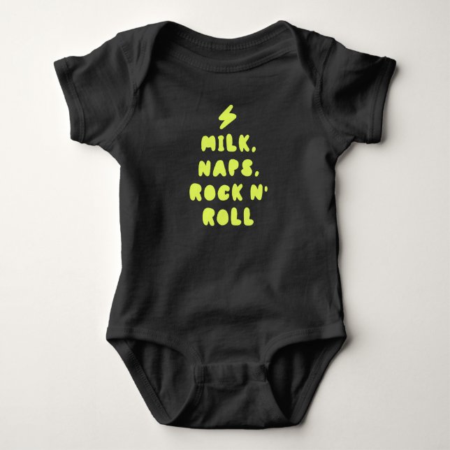 Baby Sten n'Roll Bodykostym T Shirt (Framsida)