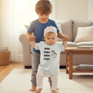 Baby Steps, Giant Leaps T Shirt