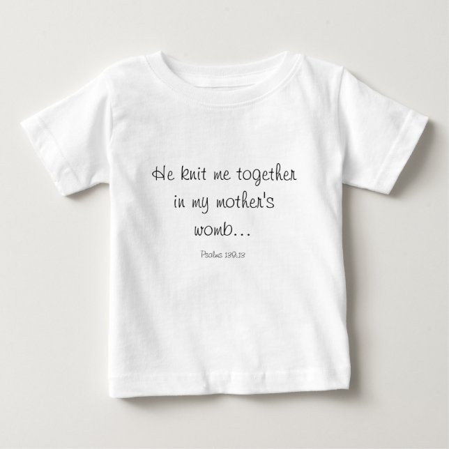 Baby Sticka tillsammans T Shirt (Framsida)