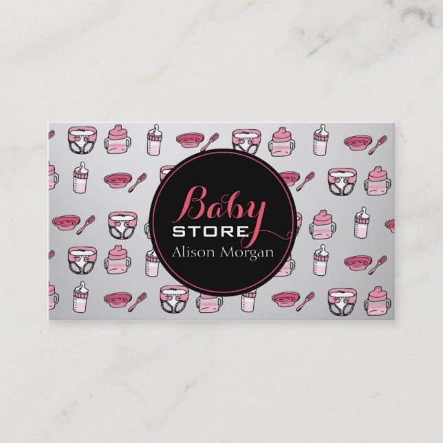 Baby Store Visitkort (Framsida)