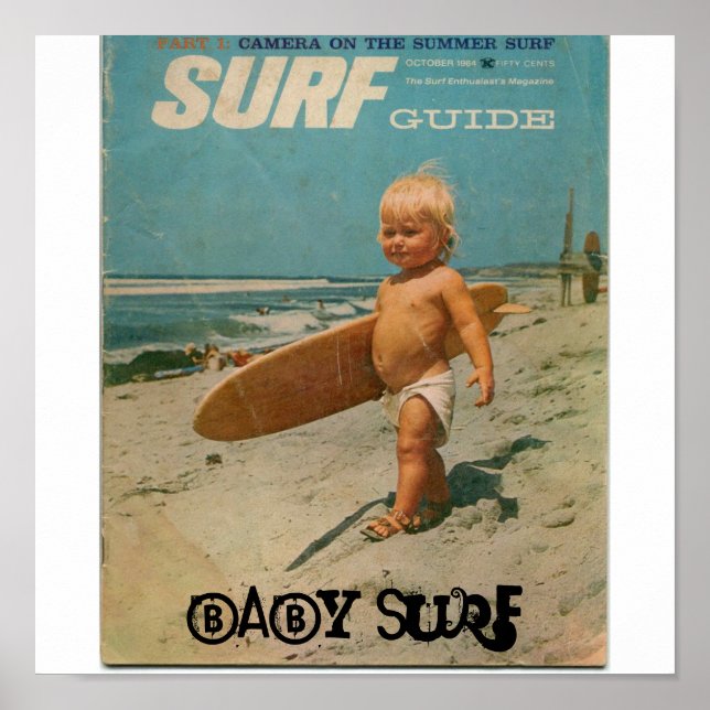baby surfan, Baby Surfan Poster (Framsidan)