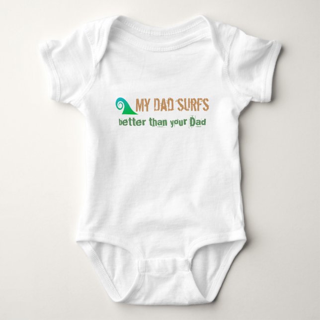 Baby Surfer Pappa Tee (Framsida)