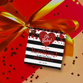 Baby Swearing Valentine Day Baby Shower Gåvor Etiketter