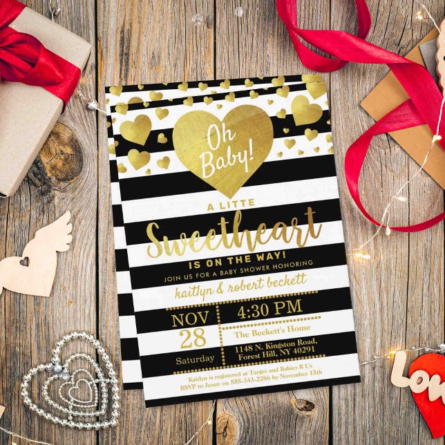 Baby Swearing Valentine Day Baby Shower Inbjudningar (Skapare uppladdad)
