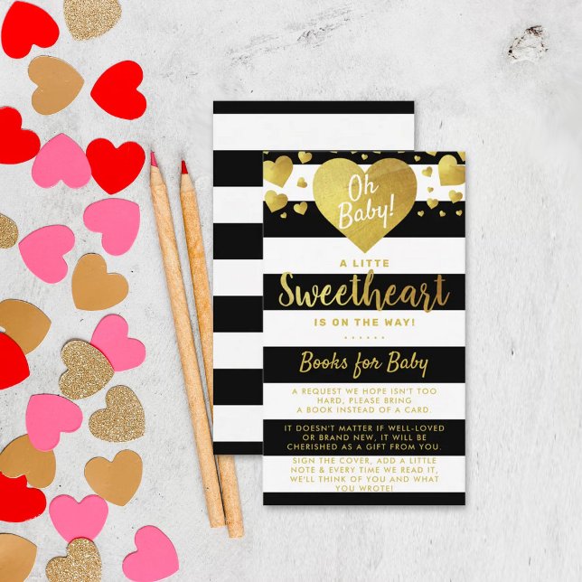 Baby Swearing Valentine Day Baby Shower Tilläggskort (Skapare uppladdad)