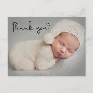 Baby Sweet Heart-fototack Meddelande Vykort