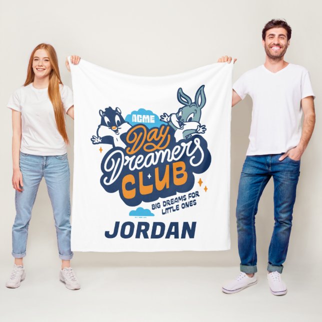 Baby SYLVESTER™ & KRYP BUNNY™ Day Dreamers Klubb Fleecefilt (På plats)