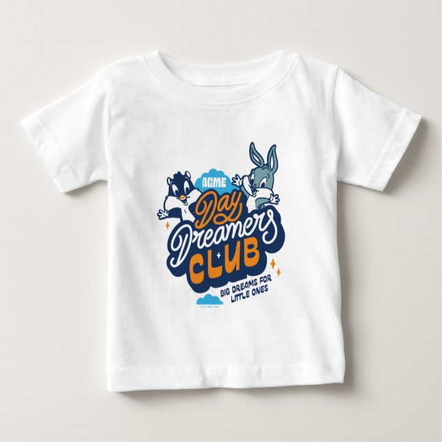 Baby SYLVESTER™ & KRYP BUNNY™ Day Dreamers Klubb T Shirt (Framsida)