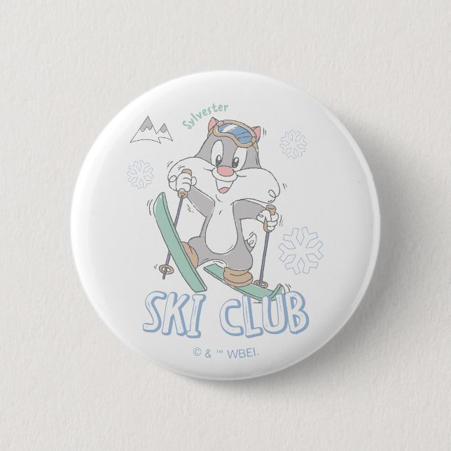 Baby SYLVESTER™ Ski-Klubb Knapp (Framsida)