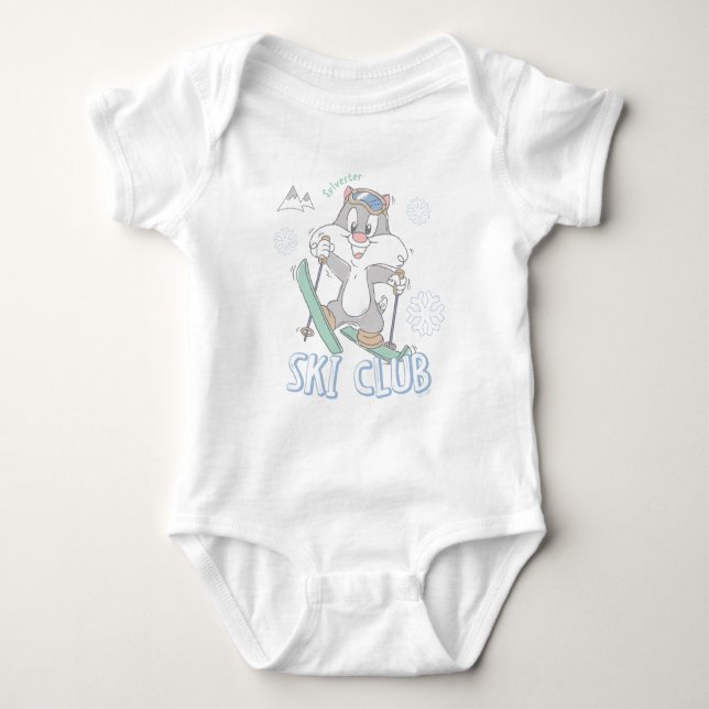 Baby SYLVESTER™ Ski-Klubb T Shirt (Framsida)